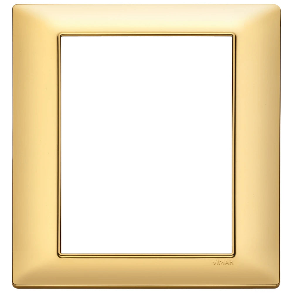 Vimar Plana 8-Module Cover Plate, 142.5 x 151 mm, Halogen-Free Technopolymer — Quality Boat Parts