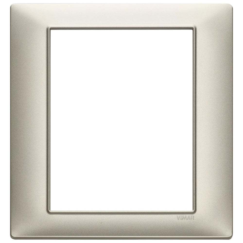 Vimar Plana 8-Module Cover Plate, 142.5 x 151 mm, Halogen-Free Technopolymer — Quality Boat Parts