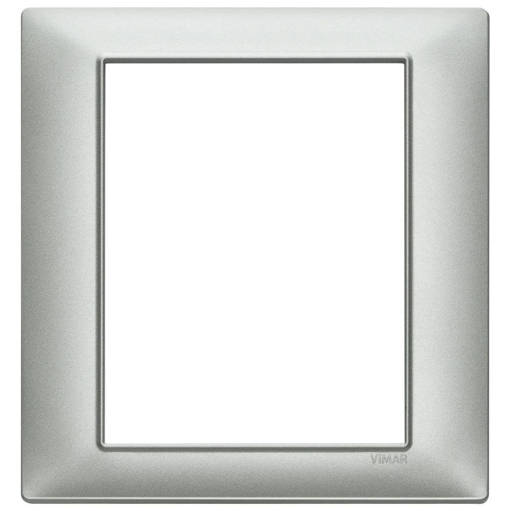 Vimar Plana 8-Module Cover Plate, 142.5 x 151 mm, Halogen-Free Technopolymer — Quality Boat Parts