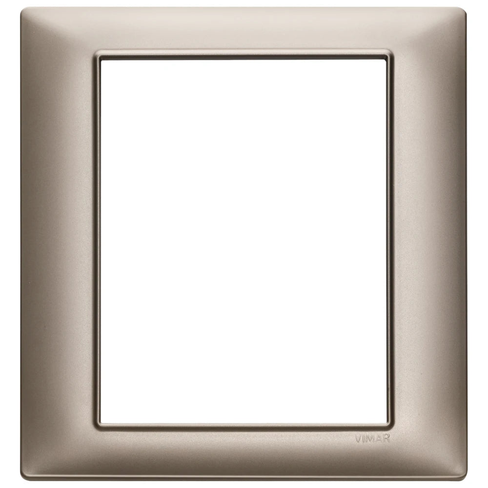 Vimar Plana 8-Module Cover Plate, 142.5 x 151 mm, Halogen-Free Technopolymer — Quality Boat Parts
