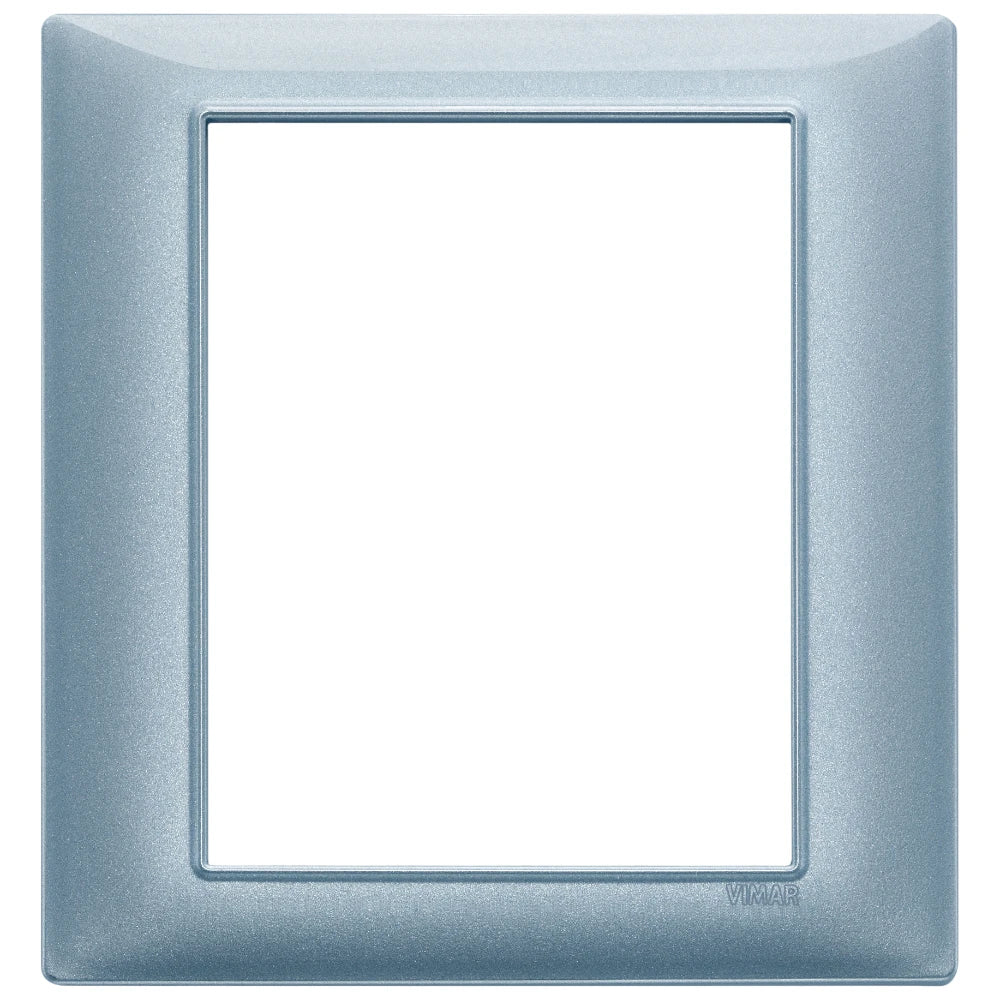 Vimar Plana 8-Module Cover Plate, 142.5 x 151 mm, Halogen-Free Technopolymer — Quality Boat Parts