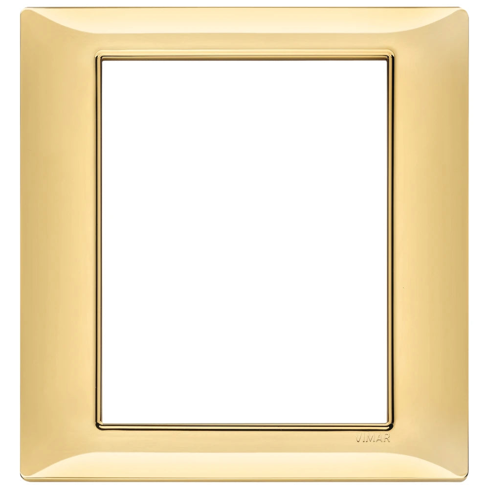 Vimar Plana 8-Module Cover Plate, 142.5 x 151 mm, Halogen-Free Technopolymer — Quality Boat Parts