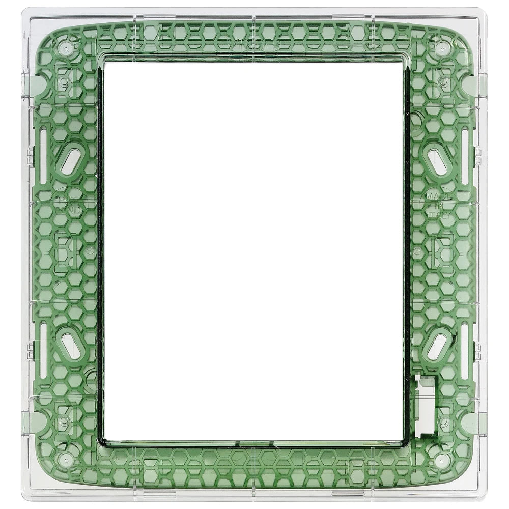 Vimar Plana 8-Module Cover Plate, 142.5 x 151 mm, Halogen-Free Technopolymer — Quality Boat Parts