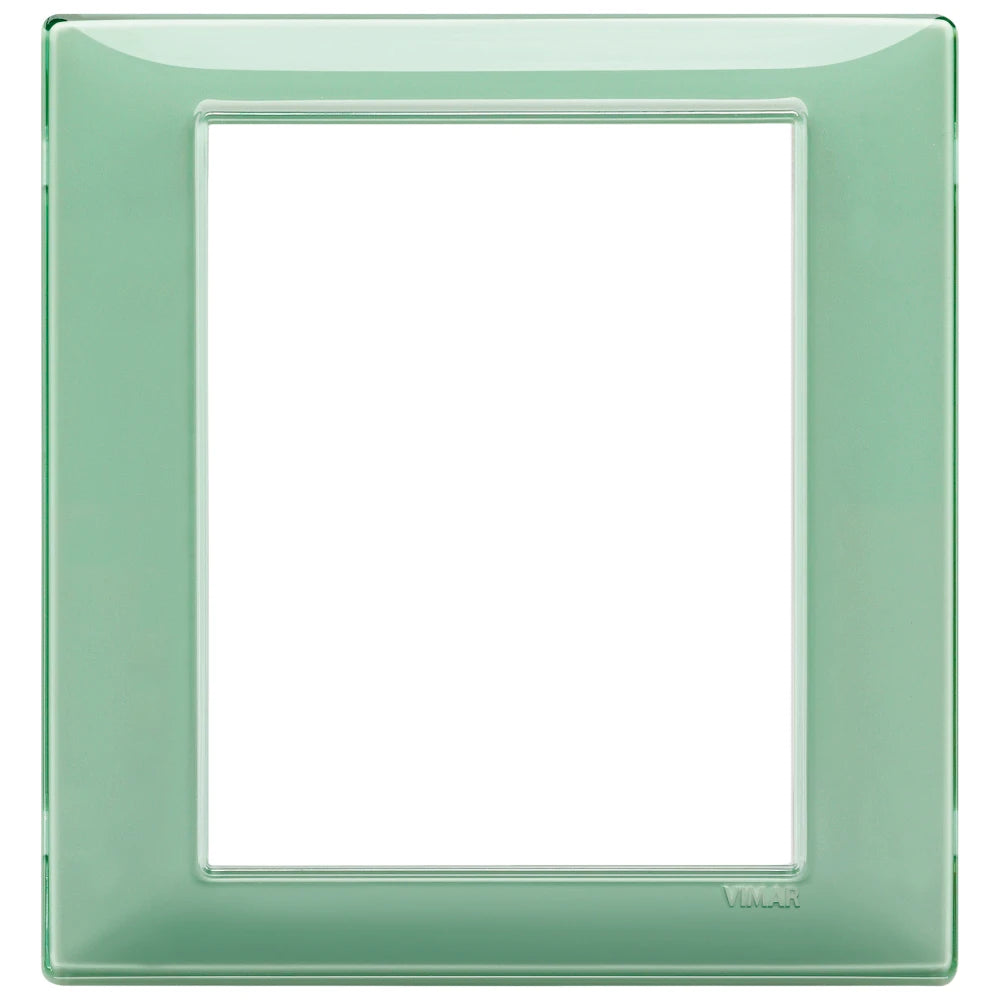 Vimar Plana 8-Module Cover Plate, 142.5 x 151 mm, Halogen-Free Technopolymer — Quality Boat Parts