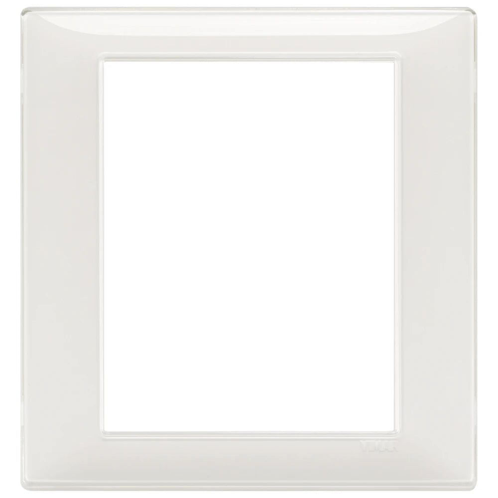 Vimar Plana 8-Module Cover Plate, 142.5 x 151 mm, Halogen-Free Technopolymer — Quality Boat Parts