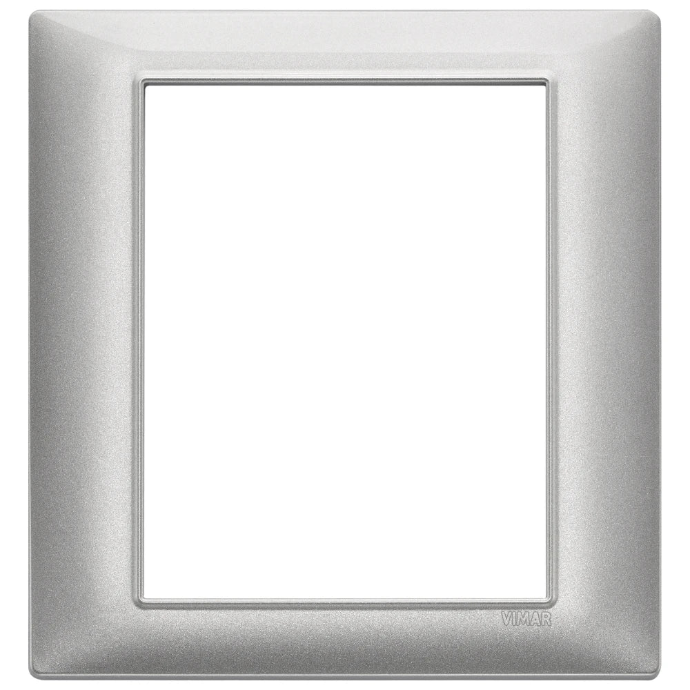 Vimar Plana 8-Module Cover Plate, 142.5 x 151 mm, Halogen-Free Technopolymer — Quality Boat Parts