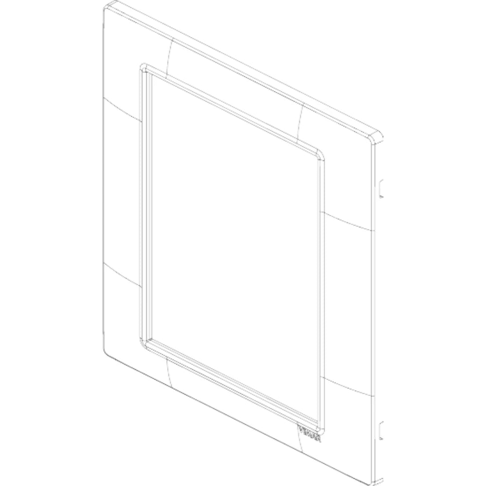 Vimar Plana 8-Module Cover Plate, 142.5 x 151 mm, Halogen-Free Technopolymer — Quality Boat Parts