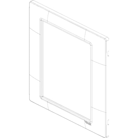 Vimar Plana 8-Module Cover Plate, 142.5 x 151 mm, Halogen-Free Technopolymer — Quality Boat Parts
