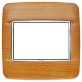 Vimar EIKON 3-Module Round Cover Plate for British Standard, 95 x 95 mm, Clamp Mount — Quality Boat Parts