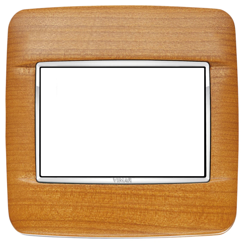 Vimar EIKON 3-Module Round Cover Plate for British Standard, 95 x 95 mm, Clamp Mount — Quality Boat Parts