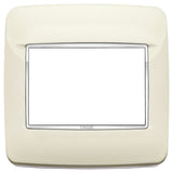 Vimar EIKON 3-Module Round Cover Plate for British Standard, 95 x 95 mm, Clamp Mount — Quality Boat Parts