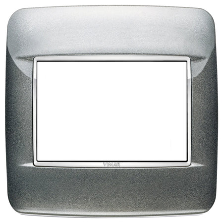 Vimar EIKON 3-Module Round Cover Plate for British Standard, 95 x 95 mm, Clamp Mount — Quality Boat Parts