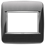 Vimar EIKON 3-Module Round Cover Plate for British Standard, 95 x 95 mm, Clamp Mount — Quality Boat Parts