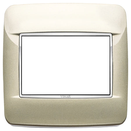 Vimar EIKON 3-Module Round Cover Plate for British Standard, 95 x 95 mm, Clamp Mount — Quality Boat Parts