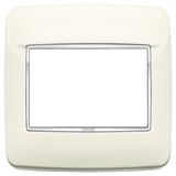 Vimar EIKON 3-Module Round Cover Plate for British Standard, 95 x 95 mm, Clamp Mount — Quality Boat Parts