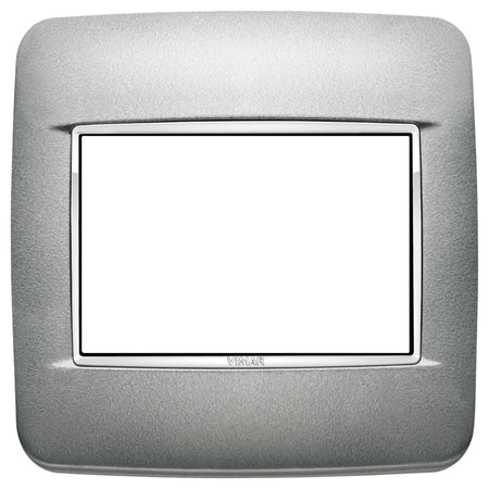 Vimar EIKON 3-Module Round Cover Plate for British Standard, 95 x 95 mm, Clamp Mount — Quality Boat Parts
