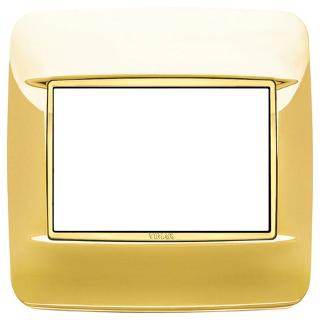 Vimar EIKON 3-Module Round Cover Plate for British Standard, 95 x 95 mm, Clamp Mount — Quality Boat Parts