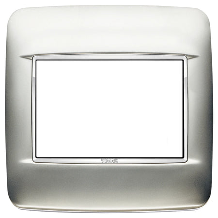 Vimar EIKON 3-Module Round Cover Plate for British Standard, 95 x 95 mm, Clamp Mount — Quality Boat Parts