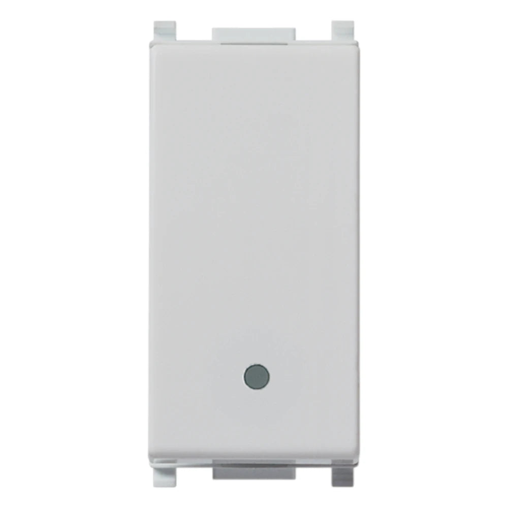 Vimar Plana 1P NO 10A Push Button, 250V, Lightable, IP40 — Quality Boat Parts