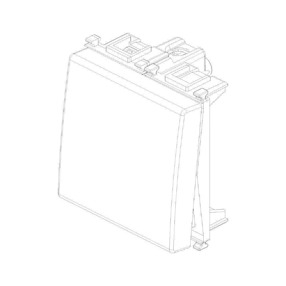 Vimar Plana 1P NO 10A Push Button, 250V, Lightable, IP40 — Quality Boat Parts