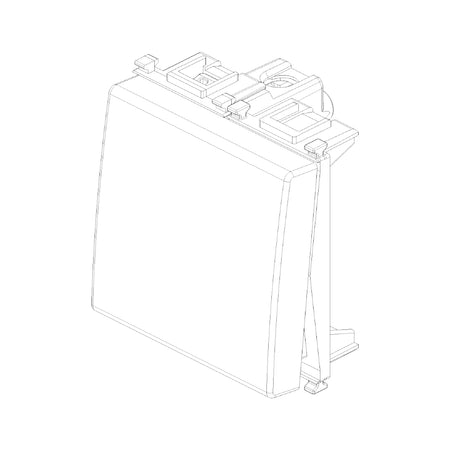 Vimar Plana 1P NO 10A Push Button, 250V, Lightable, IP40 — Quality Boat Parts