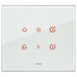Vimar Eikon 3-Module Electronic Cover Plate, Horizontal or Vertical Mount — Quality Boat Parts