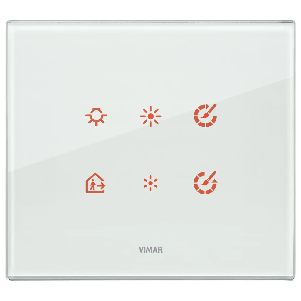Vimar Eikon 3-Module Electronic Cover Plate, Horizontal or Vertical Mount — Quality Boat Parts