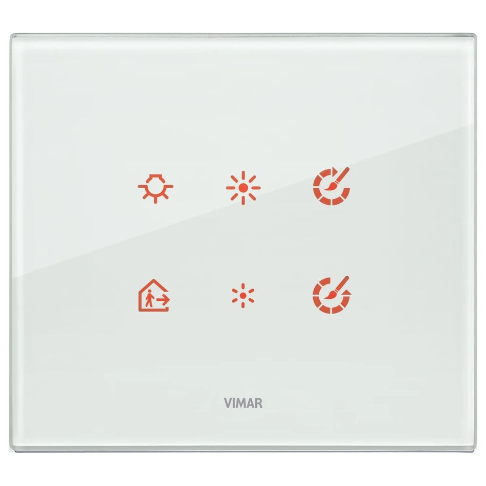 Vimar Eikon 3-Module Electronic Cover Plate, Horizontal or Vertical Mount — Quality Boat Parts