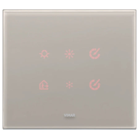 Vimar Eikon 3-Module Electronic Cover Plate, Horizontal or Vertical Mount — Quality Boat Parts