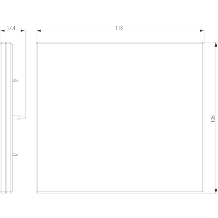 Vimar Eikon 3-Module Electronic Cover Plate, Horizontal or Vertical Mount — Quality Boat Parts