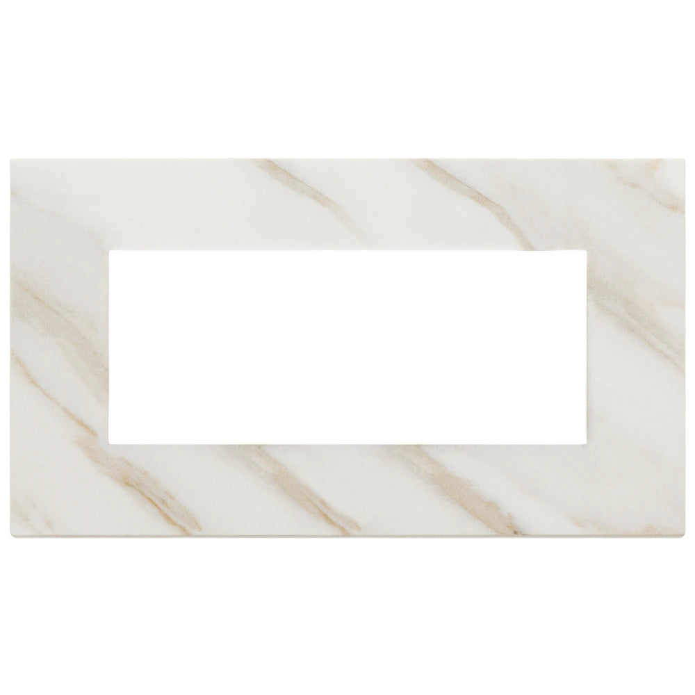 Vimar EIKON 5-Module British Standard Cover Plate, 159.3 x 90 mm, Clamp Mounting — Quality Boat Parts