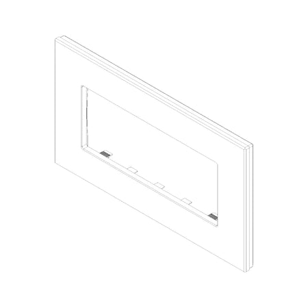 Vimar EIKON 5-Module British Standard Cover Plate, 159.3 x 90 mm, Clamp Mounting — Quality Boat Parts