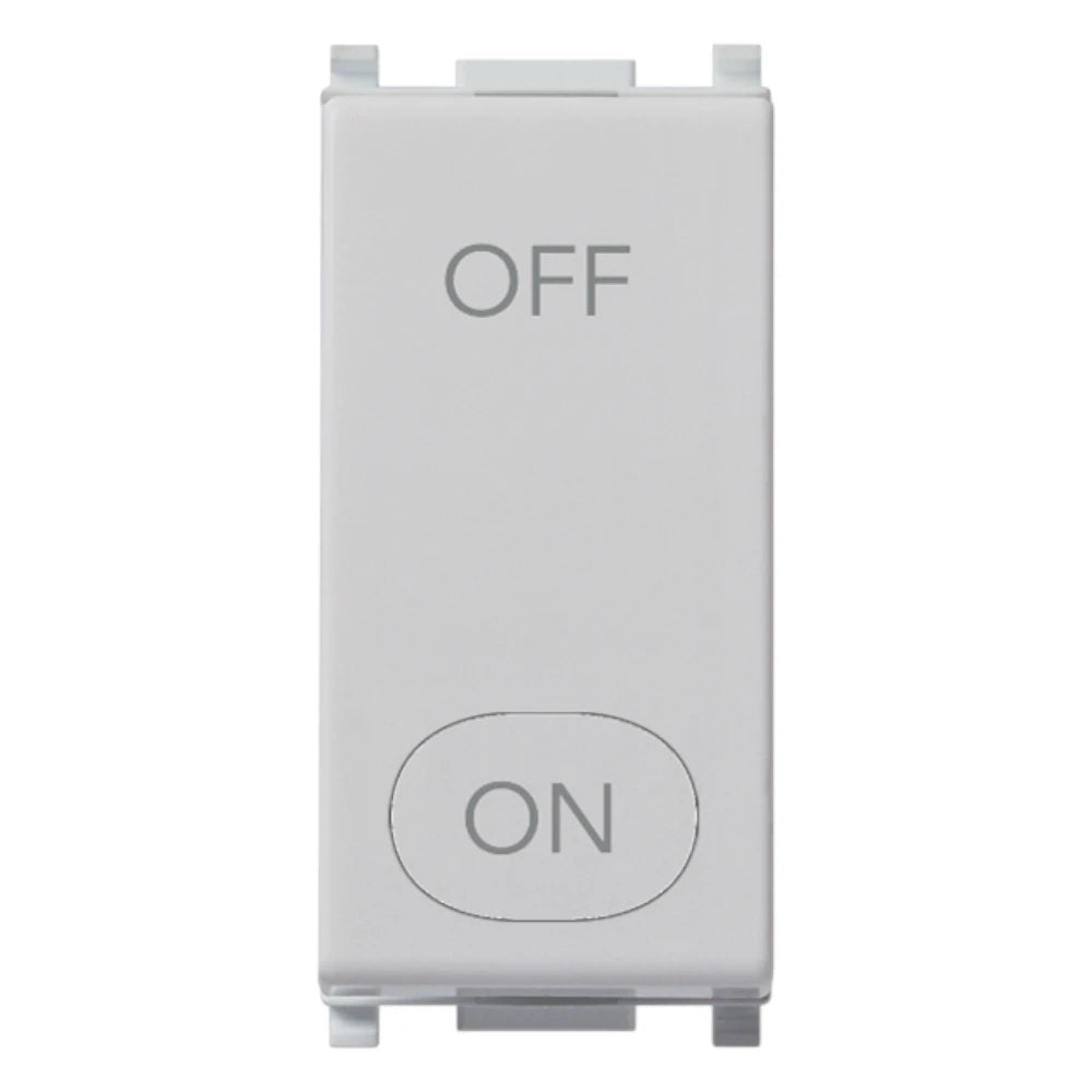 Vimar Plana 2P 20AX 1-Way Switch, 250V, IP40, Flush Mount — Quality Boat Parts