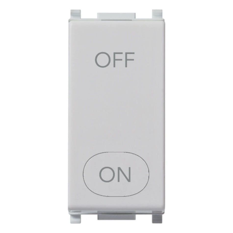 Vimar Plana 2P 20AX 1-Way Switch, 250V, IP40, Flush Mount — Quality Boat Parts