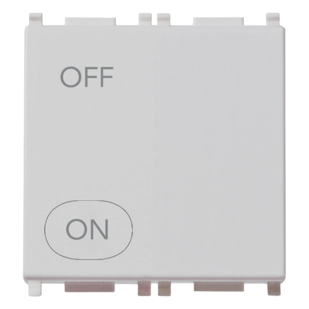 Vimar Plana 2P 20AX 1-Way Switch, 250V, IP40, Flush Mount — Quality Boat Parts
