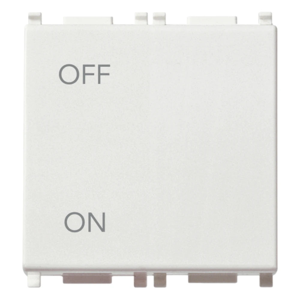 Vimar Plana 2P 20AX 1-Way Switch, 250V, IP40, Flush Mount — Quality Boat Parts