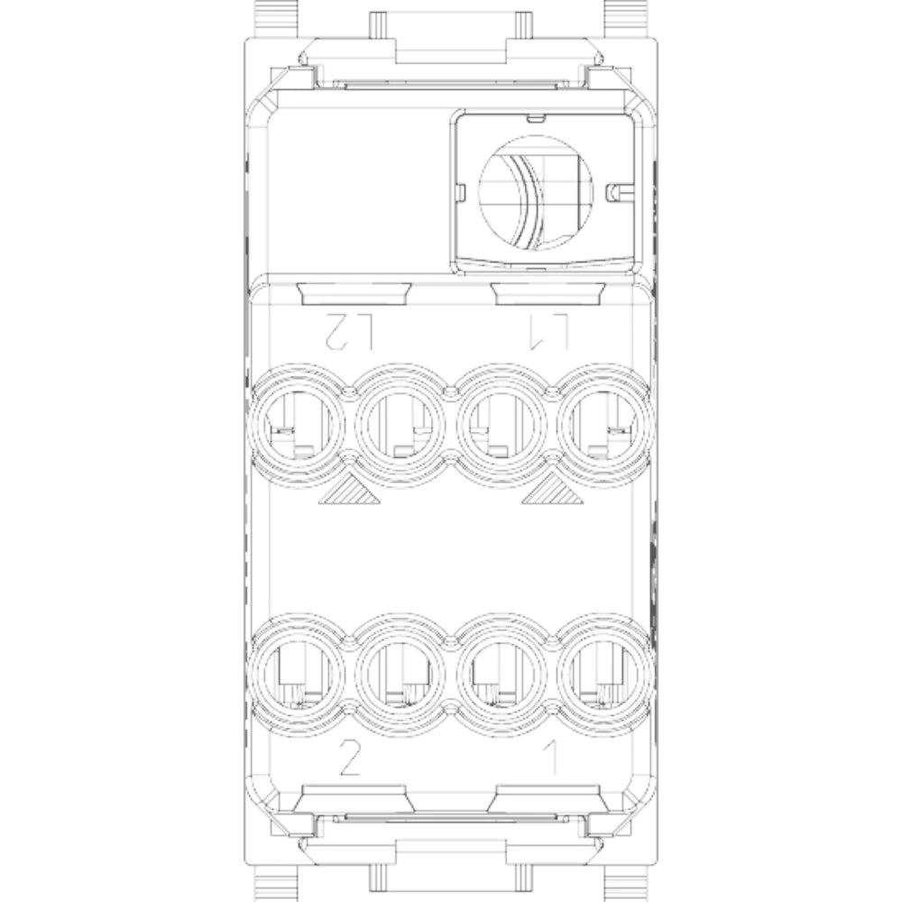 Vimar Plana 2P 20AX 1-Way Switch, 250V, IP40, Flush Mount — Quality Boat Parts