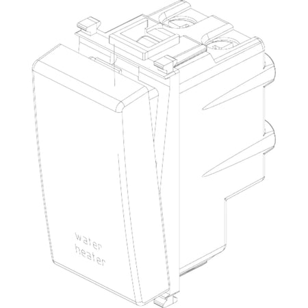Vimar Plana 2P 20AX 1-Way Switch, 250V, IP40, Flush Mount — Quality Boat Parts
