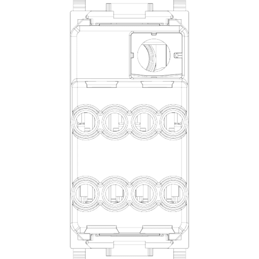 Vimar Plana 2P 20AX 1-Way Switch, 250V, IP40, Flush Mount — Quality Boat Parts
