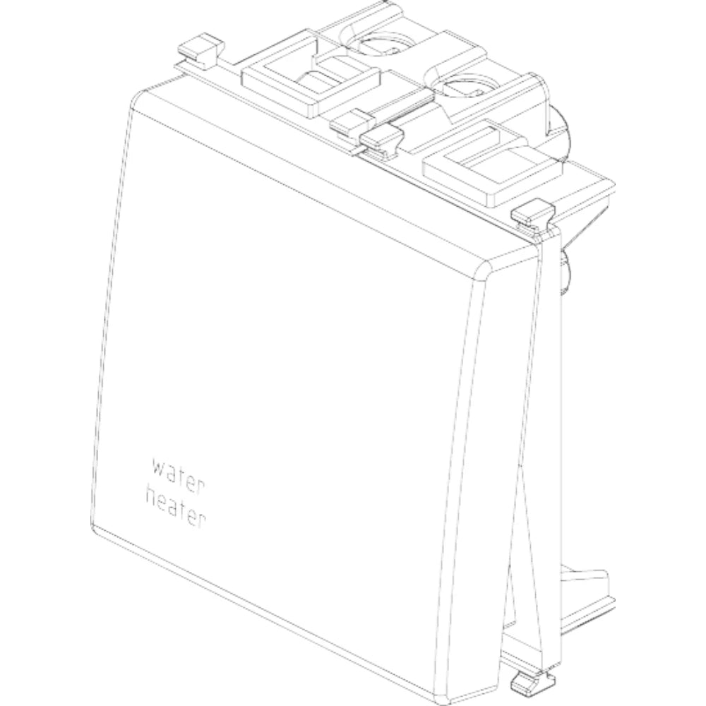 Vimar Plana 2P 20AX 1-Way Switch, 250V, IP40, Flush Mount — Quality Boat Parts