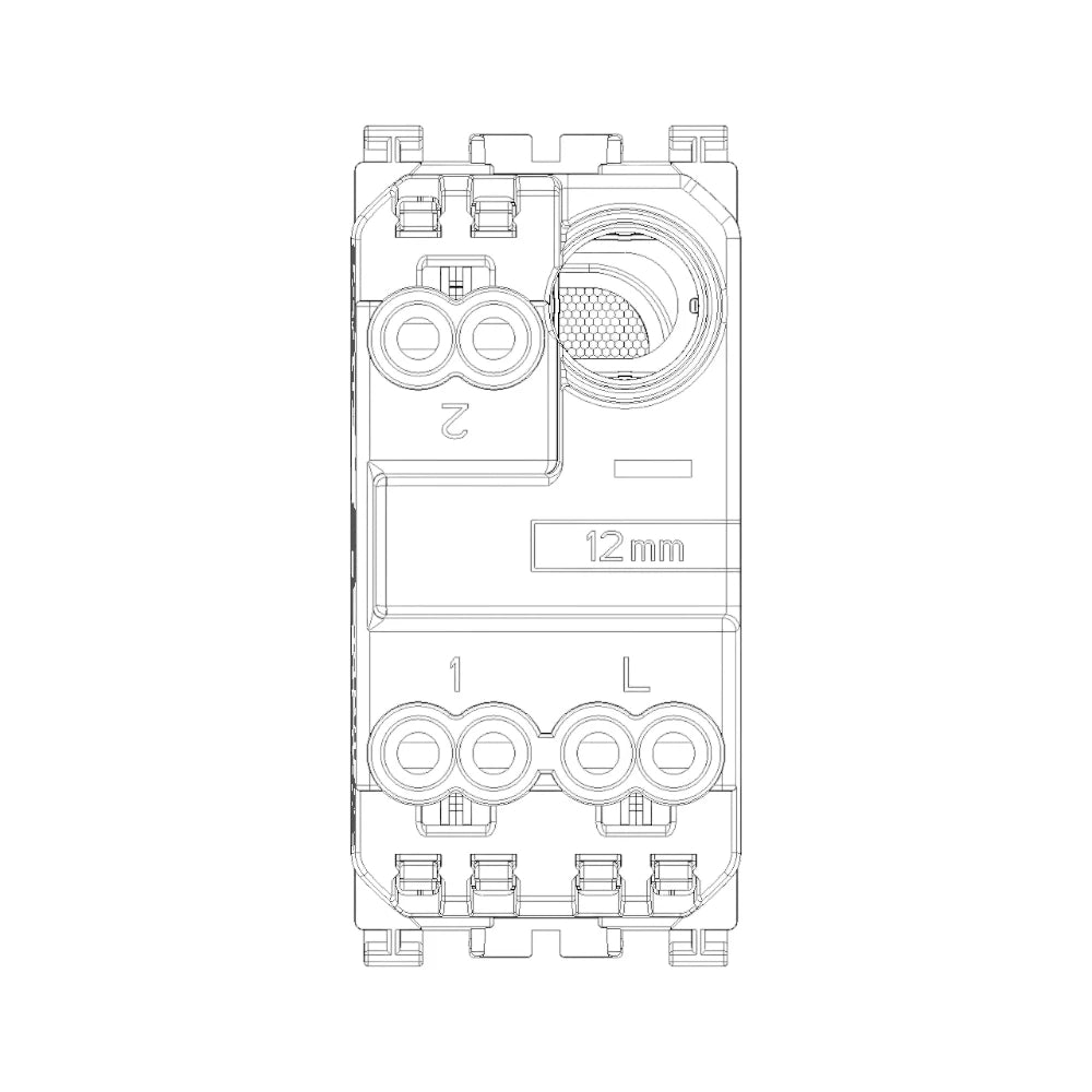Vimar ARKÉ 1P 10AX 2-Way Switch, 250V, IP40, Replaceable Button — Quality Boat Parts