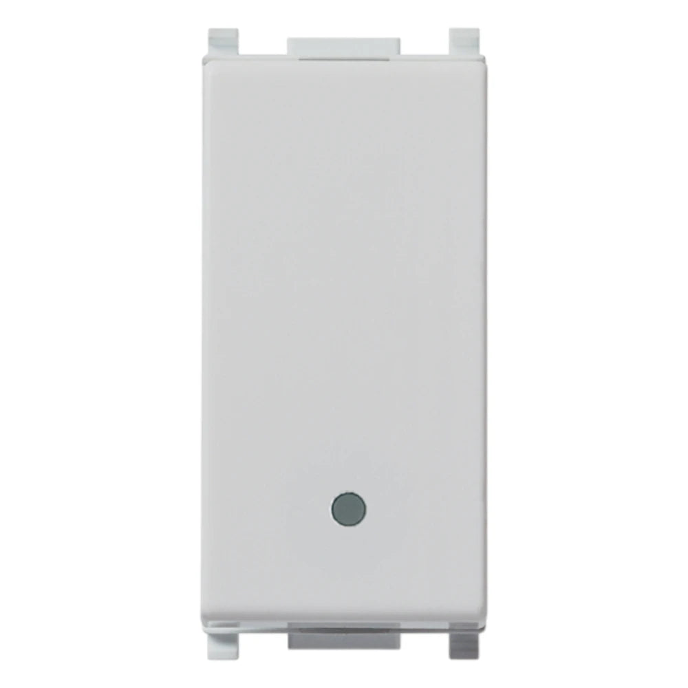 Vimar PLANA 1P 10AX 2-Way Switch, 250V, IP40, Lightable — Quality Boat Parts