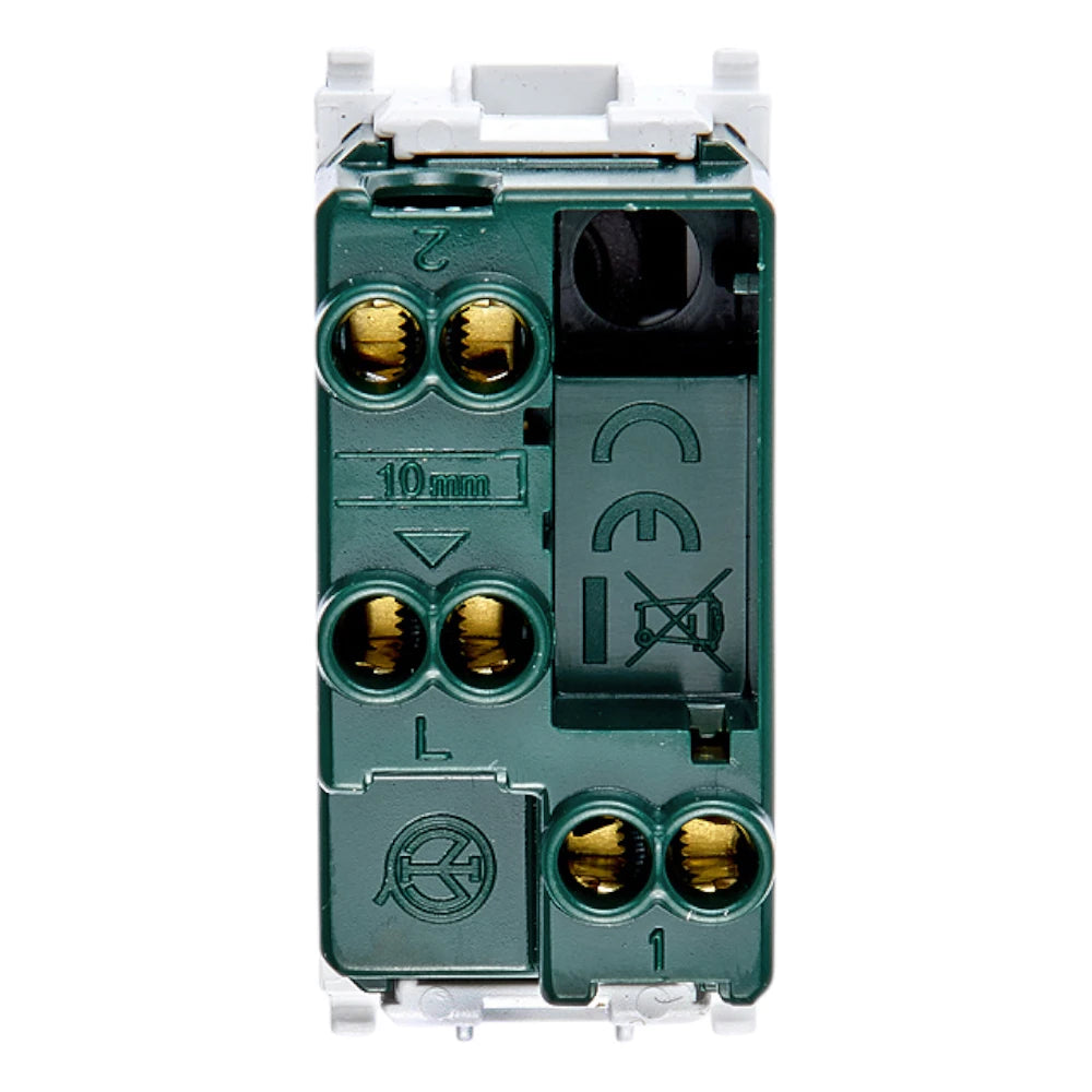 Vimar PLANA 1P 10AX 2-Way Switch, 250V, IP40, Lightable — Quality Boat Parts