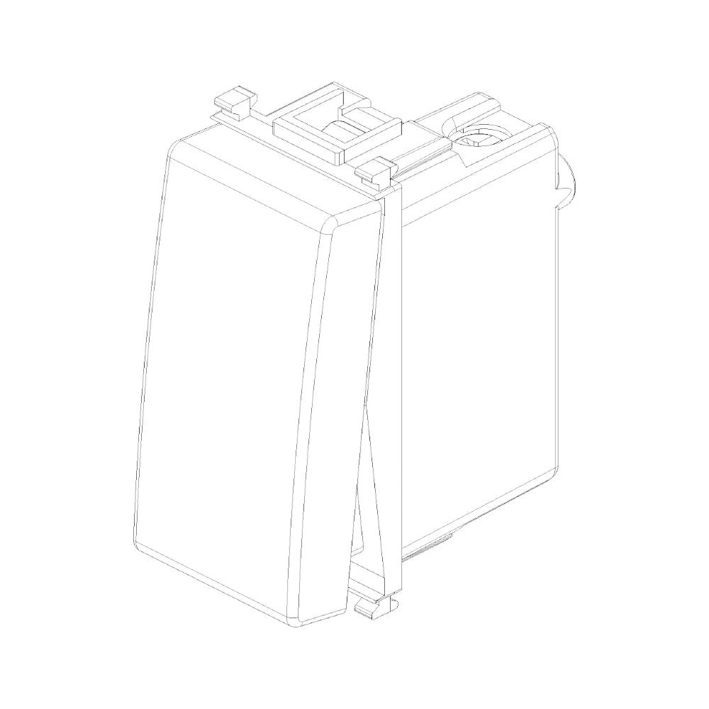 Vimar PLANA 1P 10AX 2-Way Switch, 250V, IP40, Lightable — Quality Boat Parts