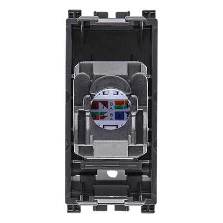 Vimar ARKÉ RJ45 Netsafe Outlet, T568A/B Universal Wiring, 8 Contacts, Tool-Free Insulation-Piercing Terminals — Quality Boat Parts