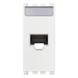 Vimar ARKÉ RJ45 Netsafe Outlet, T568A/B Universal Wiring, 8 Contacts, Tool-Free Insulation-Piercing Terminals — Quality Boat Parts