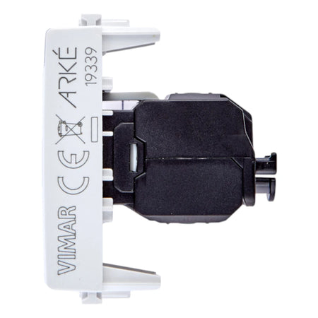 Vimar ARKÉ RJ45 Netsafe Outlet, T568A/B Universal Wiring, 8 Contacts, Tool-Free Insulation-Piercing Terminals — Quality Boat Parts