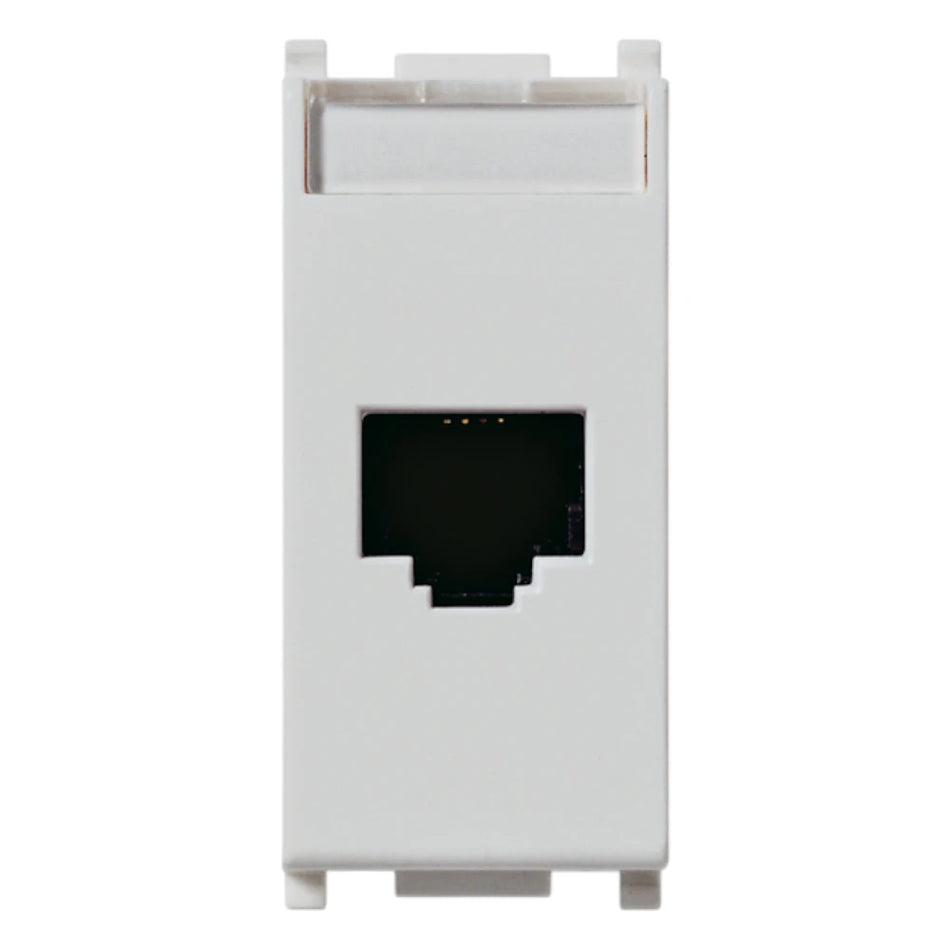 Vimar Plana RJ45 Netsafe Outlet, T568A/B Universal Wiring — Quality Boat Parts