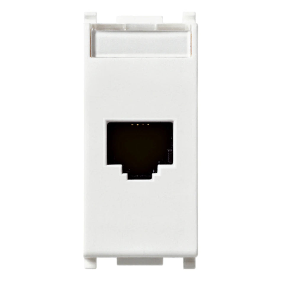 Vimar Plana RJ45 Netsafe Outlet, T568A/B Universal Wiring — Quality Boat Parts