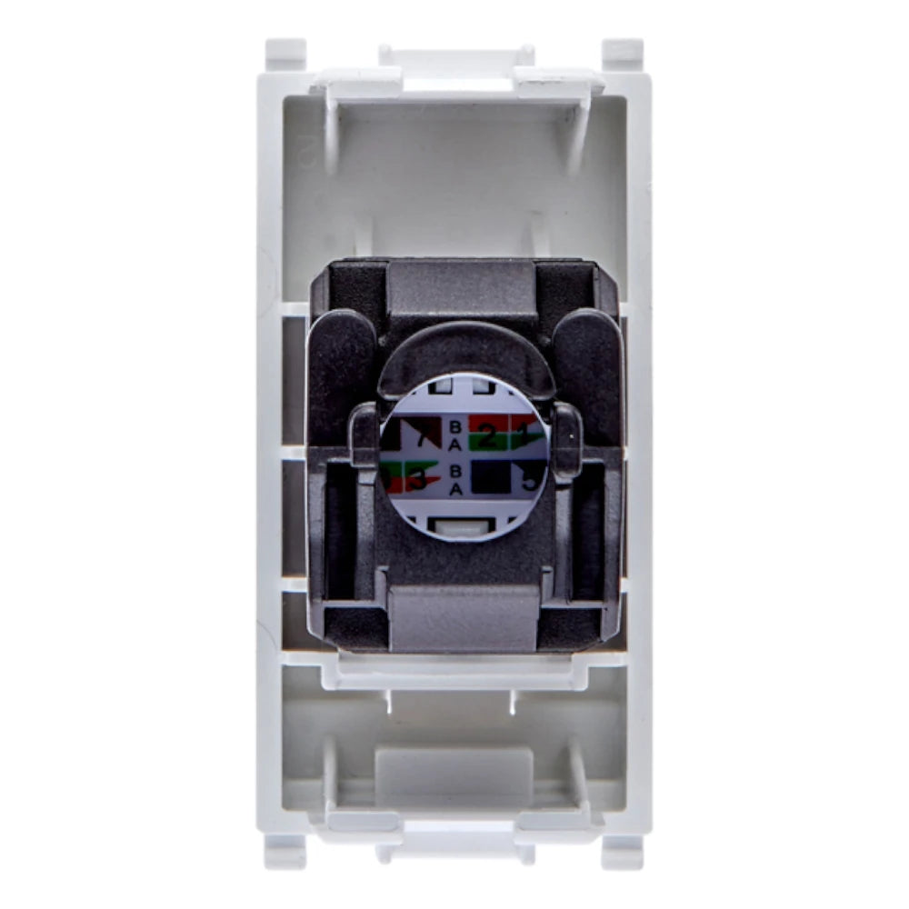 Vimar Plana RJ45 Netsafe Outlet, T568A/B Universal Wiring — Quality Boat Parts